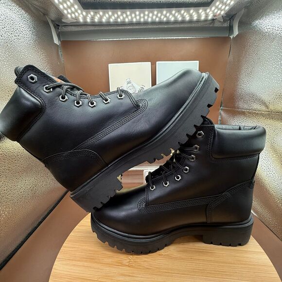Timberland PRO Black 6in” Waterproof, Insulated, Steel Toe, EH, Work boot Sz 9 - Picture 4 of 12